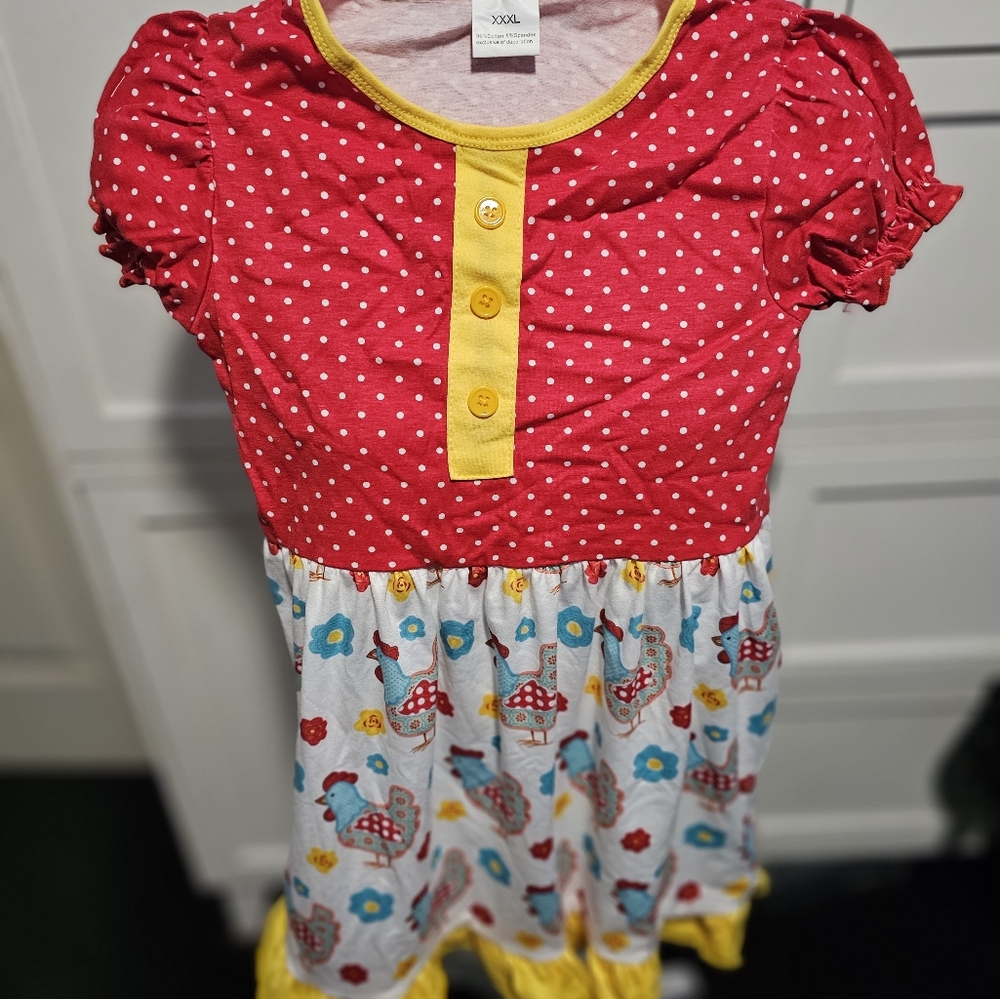 Girls chicken dress